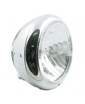 Phare chrome 7" , H4 Harley