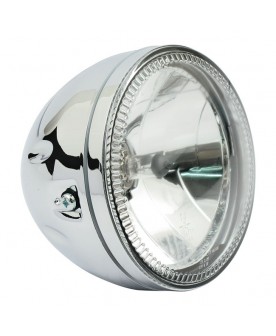 Phare chrome 5"3/4 , H4 Harley