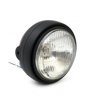 Phare noir mât 5"3/4 ,H4...