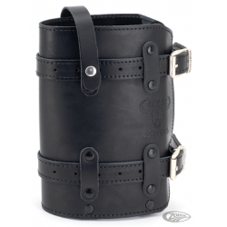 Porte bidon cuir noir Texas...