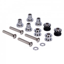 Kit pour sissy bars chrome...