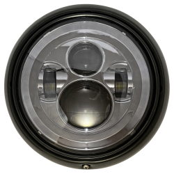 Phare Led chrome lentille...