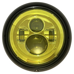 Phare Led chrome lentille...