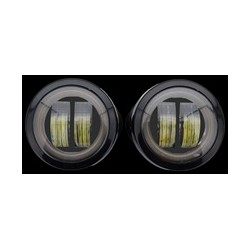 Clignotants noir lentille...