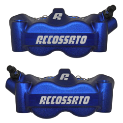 Jeu d etriers de frein bleu...