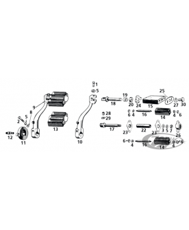 Ressort de kick 45 ci Harley