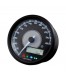 Compteur electronique Velona noir 260 km/h Harley