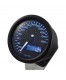 Compteur Velona 60mm 260 kph,noir Harley